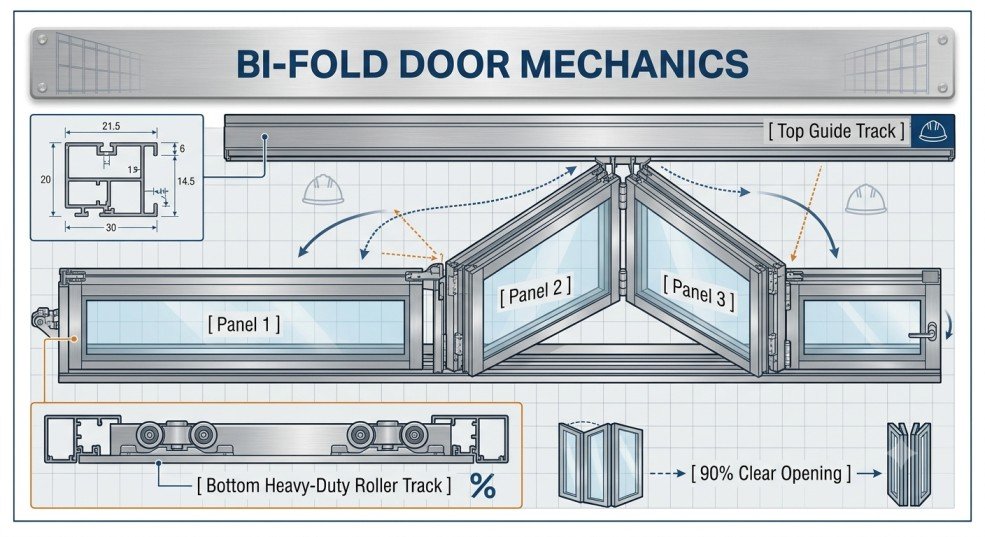BI-FOLD DOOR MECHANICS